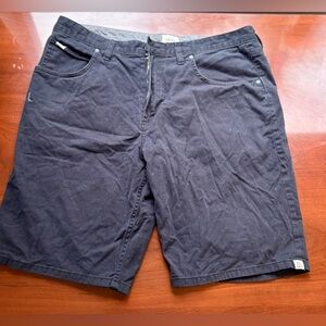 Vans Black Casual Shorts Men's Size 36 Skate Streetwear Cotton